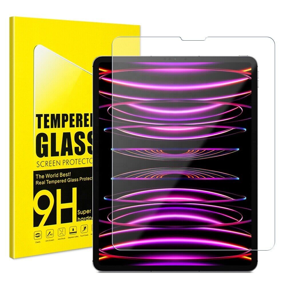 For Apple iPad Pro 11 4th Gen 2022 Genuine Tempered Glass Screen Protector Cover