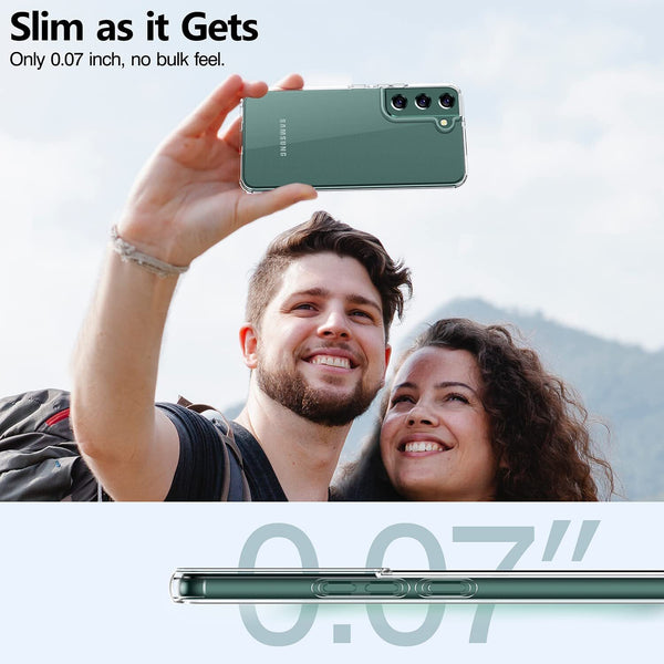 For Samsung Galaxy S22 Plus Shockproof Case Bumper Soft TPU Clear Slim Cover UK