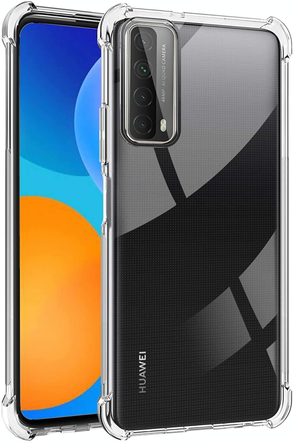 For Huawei P Smart 2021 Nova 5T Slim Soft TPU Gel Clear Back Case Skin Cover UK