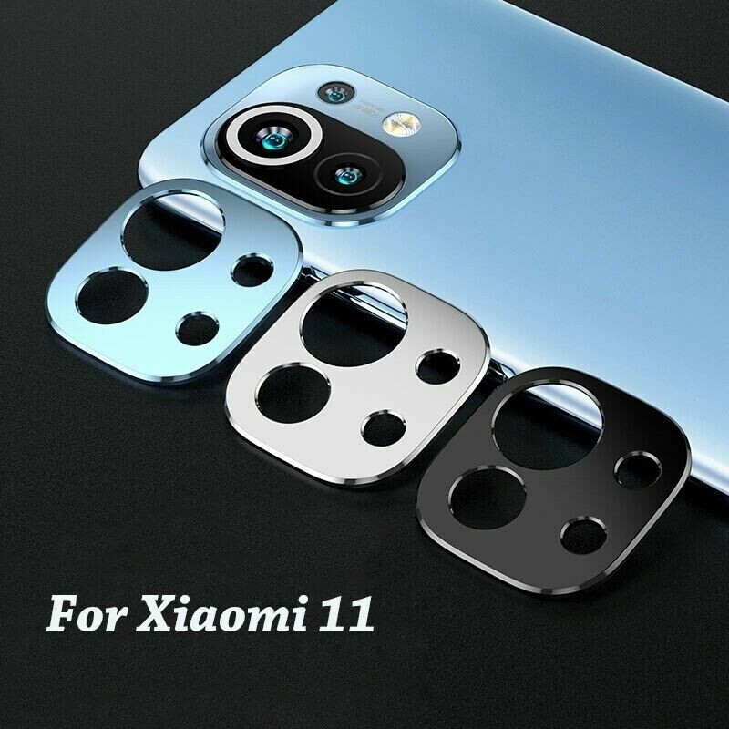 For Xiaomi Mi 11 Phone Camera Shield Lens Protector Metal Slim Film Cover- UK
