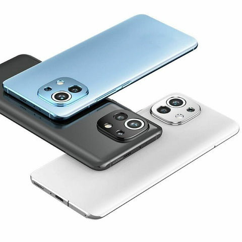 For Xiaomi Mi 11 Phone Camera Shield Lens Protector Metal Slim Film Cover- UK
