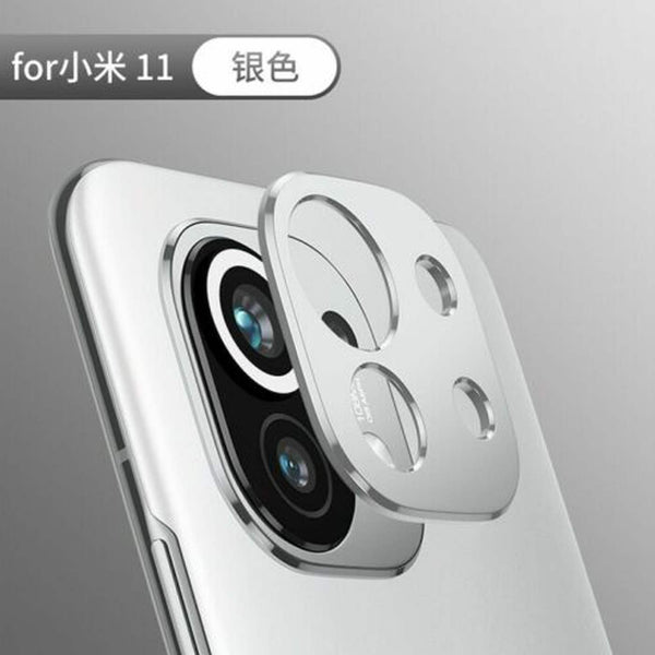 For Xiaomi Mi 11 Phone Camera Shield Lens Protector Metal Slim Film Cover- UK