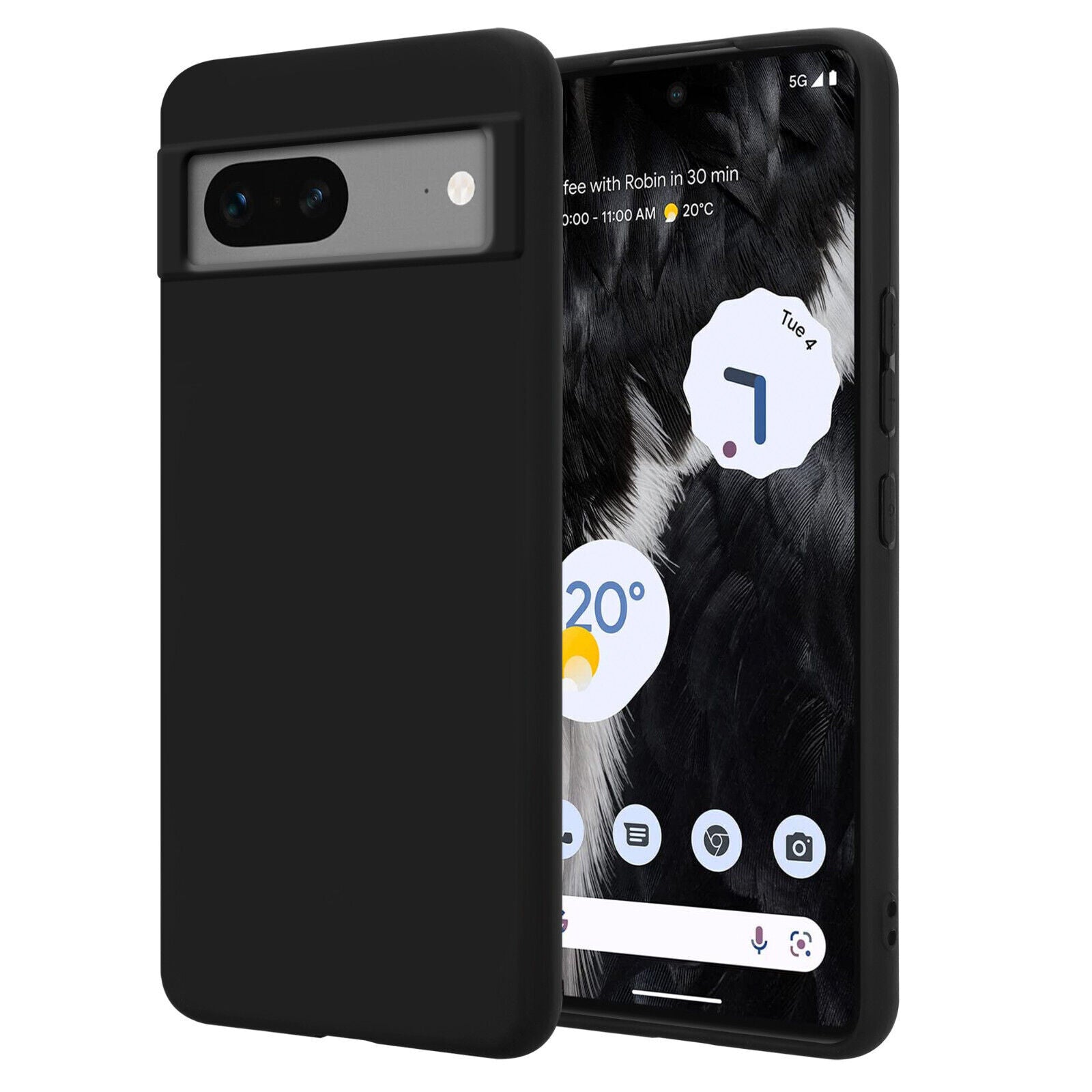 For Google Pixel 7 Shockproof  Slim Case Matte TPU Ultra Thin Soft Back Cover
