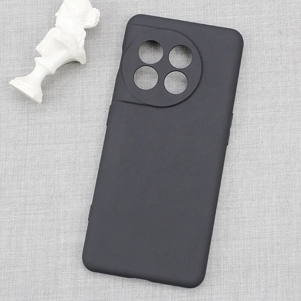 For OnePlus 11 Shockproof Soft Case Ultra Thin Slim Matte TPU Black Phone Cover