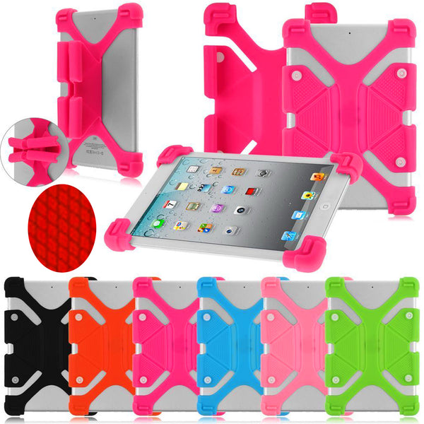 Shockproof Universal Cover Silicone Stand Case For Alcatel A3 10