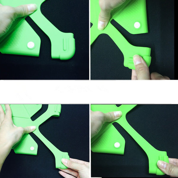 Shockproof Universal Cover Silicone Stand Case For Alcatel A3 10