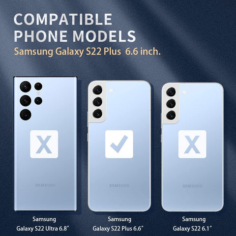 Case For Samsung Galaxy S22 Plus Shockproof Crystal Clear TPU Slim Soft Cover