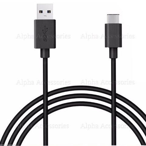 For One Plus Nokia HTC LG Mobile USB 2.0 Type C Charging Data Sync 1 Meter Long