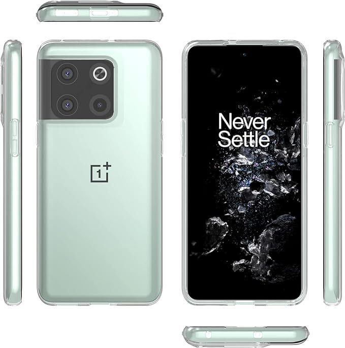 Clear Case For OnePlus 10T Ultra Slim Transparent TPU Back Skin Phone Cover
