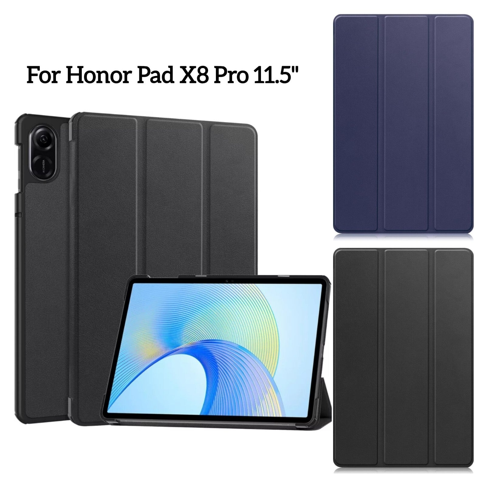For Honor Pad X8 Pro Case Smart Book Stand Slim Cover & Screen Protector 11.5''