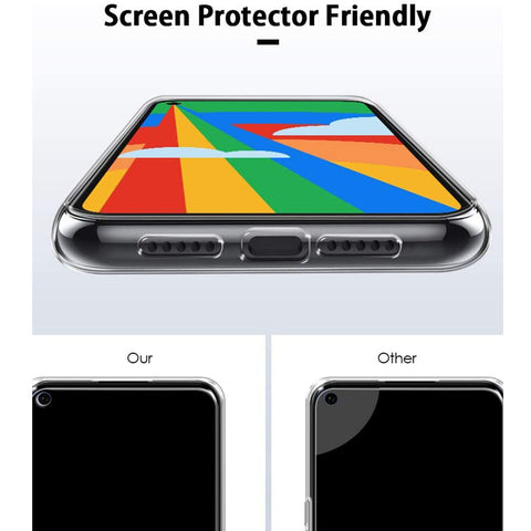 For Google Pixel 5 Case Shockproof Soft Silicone Thin TPU Protective Cover