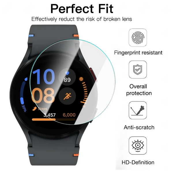 Pack Of 2 Tempered Glass For Samsung Galaxy Watch FE 40MM Screen Protector