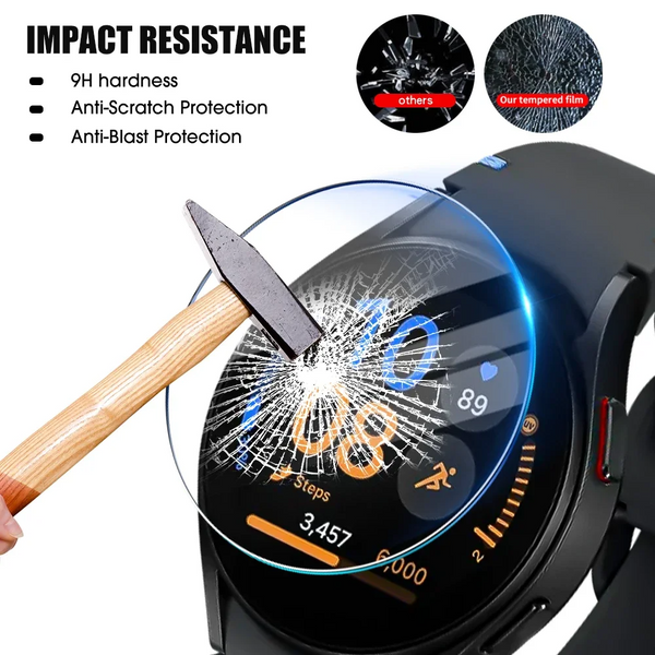 Pack Of 2 Tempered Glass For Samsung Galaxy Watch FE 40MM Screen Protector