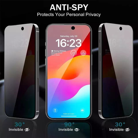 Privacy Anti-Spy Tempered Glass For iPhone  12 Pro Max Screen Protector UK