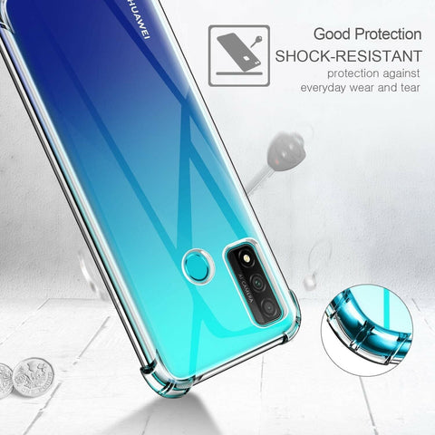 Case For Huawei P Smart Silicone Soft Shockproof Thick TPU Protective Cover- UK