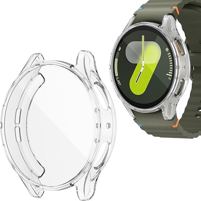 Case for Samsung Galaxy 7 40 44mm Soft TPU Clear Silicon Screen Protector Cover