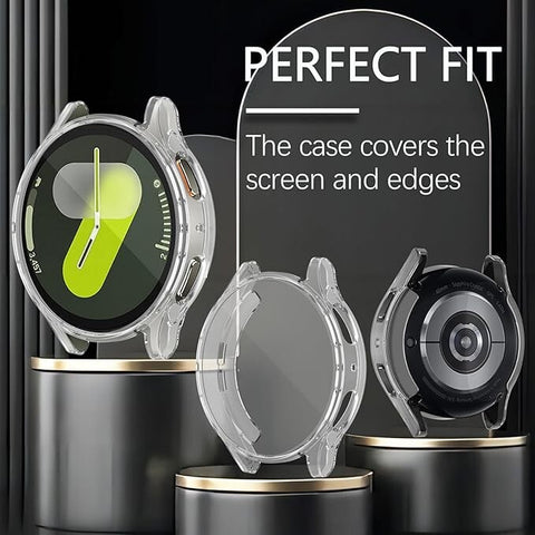 Case for Samsung Galaxy 7 40 44mm Soft TPU Clear Silicon Screen Protector Cover