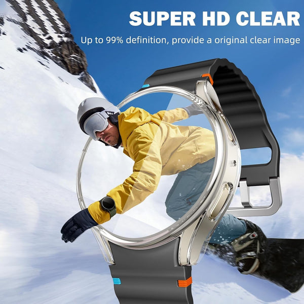 Case for Samsung Galaxy 7 40 44mm Soft TPU Clear Silicon Screen Protector Cover