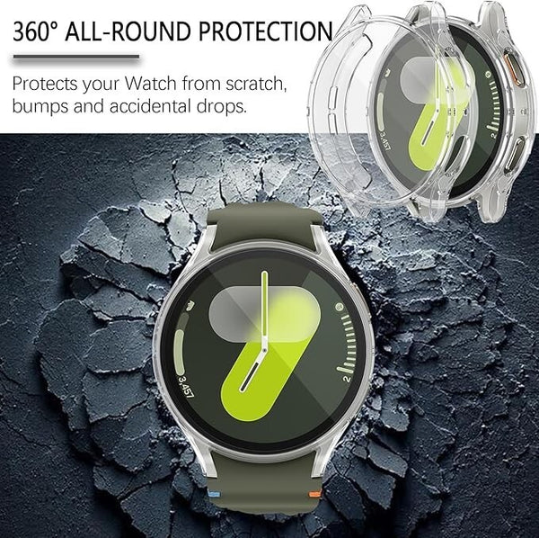 Case for Samsung Galaxy 7 40 44mm Soft TPU Clear Silicon Screen Protector Cover