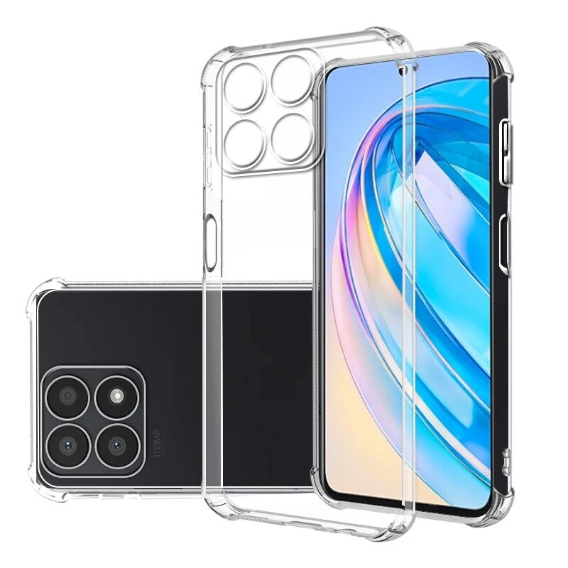 For Honor X7B X8A Silicon Shockproof Clear Bumper Thick Case Slim Back Gel Cover