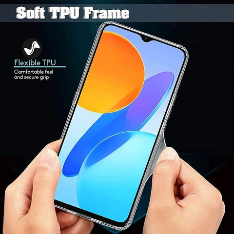 Clear Case For Honor X8A Thin Shockproof Soft TPU Gel Silicone Slim Back Cover