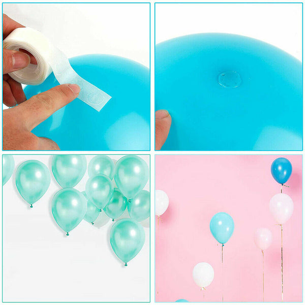 Clear Dots Tape Double Sticky 100 Adhesive Sided Sticker DIY Balloon Decoration