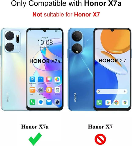 Case For Honor X7A Clear Shockproof Thin TPU Gel Silicone Slim Back Cover-UK