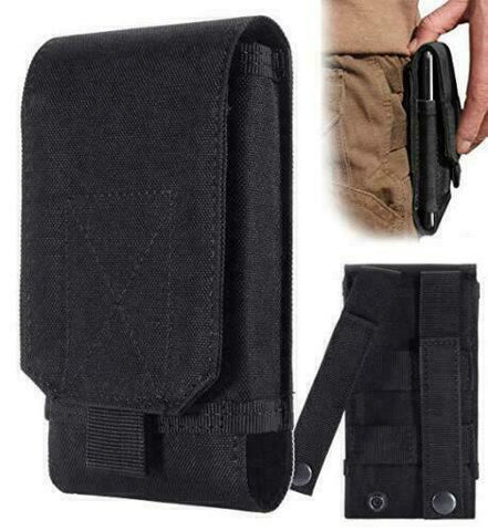 For Vivo Y12 Y20 Y30 Y31 Y70 Army Tactical Holster Pouch Bag Holder Belt Cover