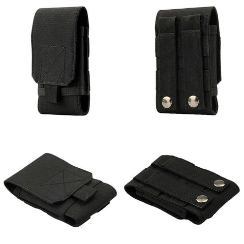 For Vivo Y12 Y20 Y30 Y31 Y70 Army Tactical Holster Pouch Bag Holder Belt Cover