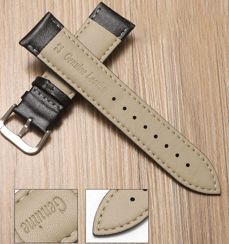 Universal Genuine Leather Watch Band Watch Strap 12 14 16 18 20 22 24mm