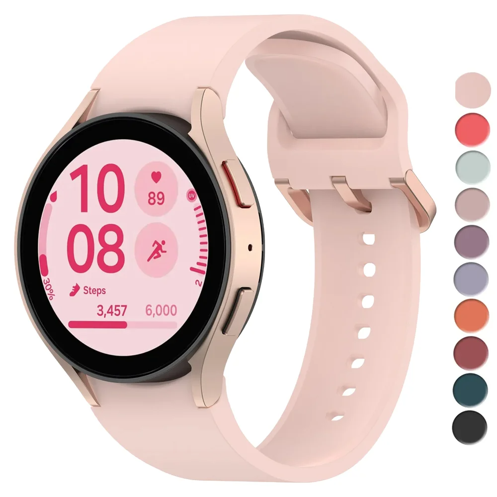 For Samsung Galaxy Watch FE 40mm Sport Silicone Band Gel Strap