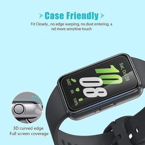 9D Screen Protector For Samsung Galaxy Watch Fit 3 SM-R390 Film Protector-UK