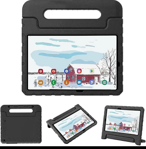 Kids Case For Galaxy Tab S6 Lite 10.5 P610 P615 EVA Foam Shockproof Stand Cover