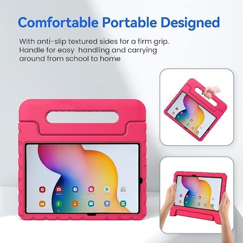 Kids Case For Galaxy Tab S6 Lite 10.4 P610 P615 EVA Foam Shockproof Stand Cover