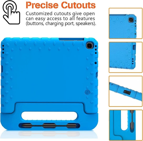 Kids Case For Galaxy Tab S6 Lite 10.4 P610 P615 EVA Foam Shockproof Stand Cover