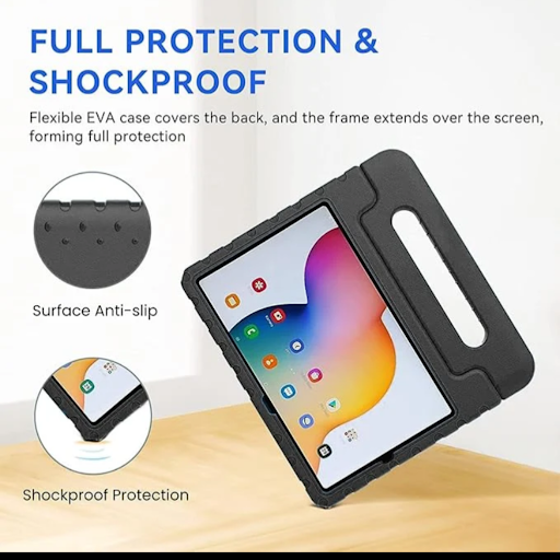 Kids Case For Galaxy Tab S6 Lite 10.5 P610 P615 EVA Foam Shockproof Stand Cover