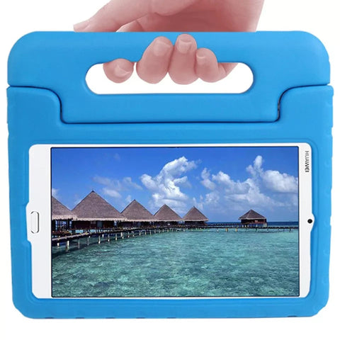 Case  For Huawei MediaPad M3 Lite 8 Eva Shockproof Kids Foam stand Blue Cover