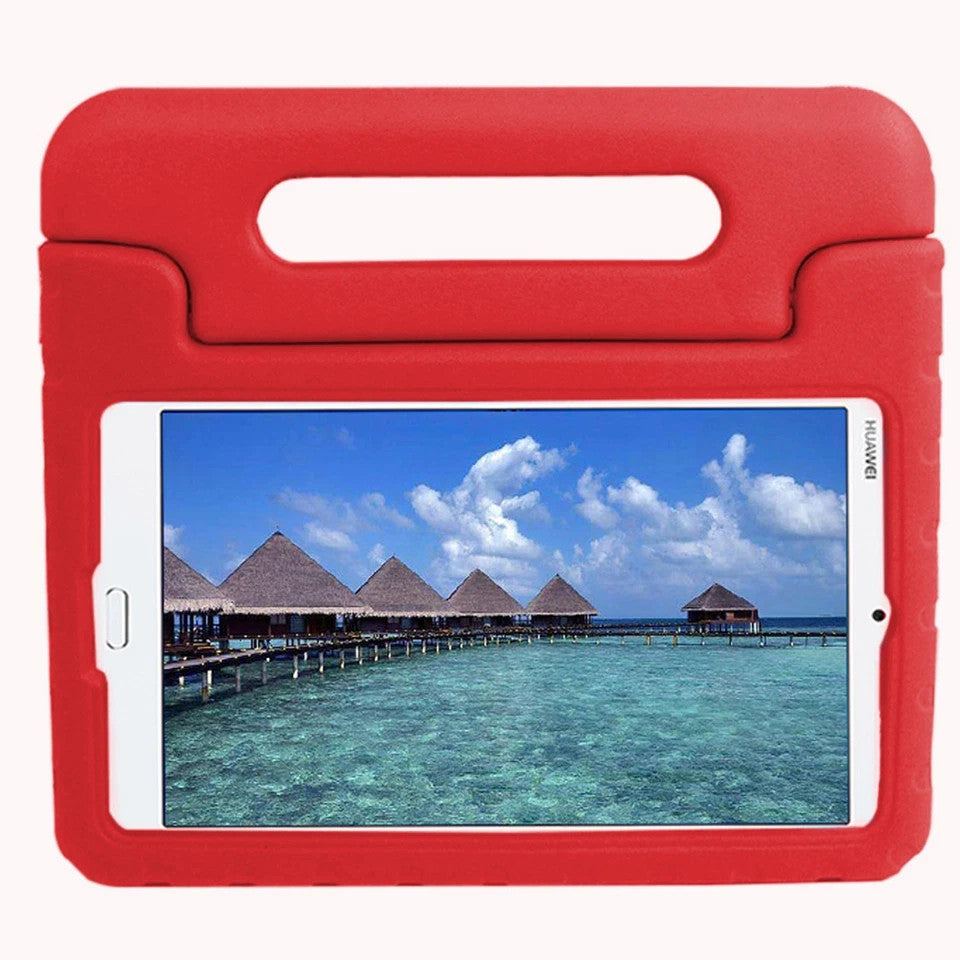 Kids Case For Huawei MediaPad M3 Lite 8 Eva Shockproof Foam stand Red Cover