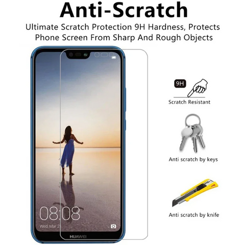 2X Gorilla Tempered Glass For Huawei P20 Lite Screen Protector-UK