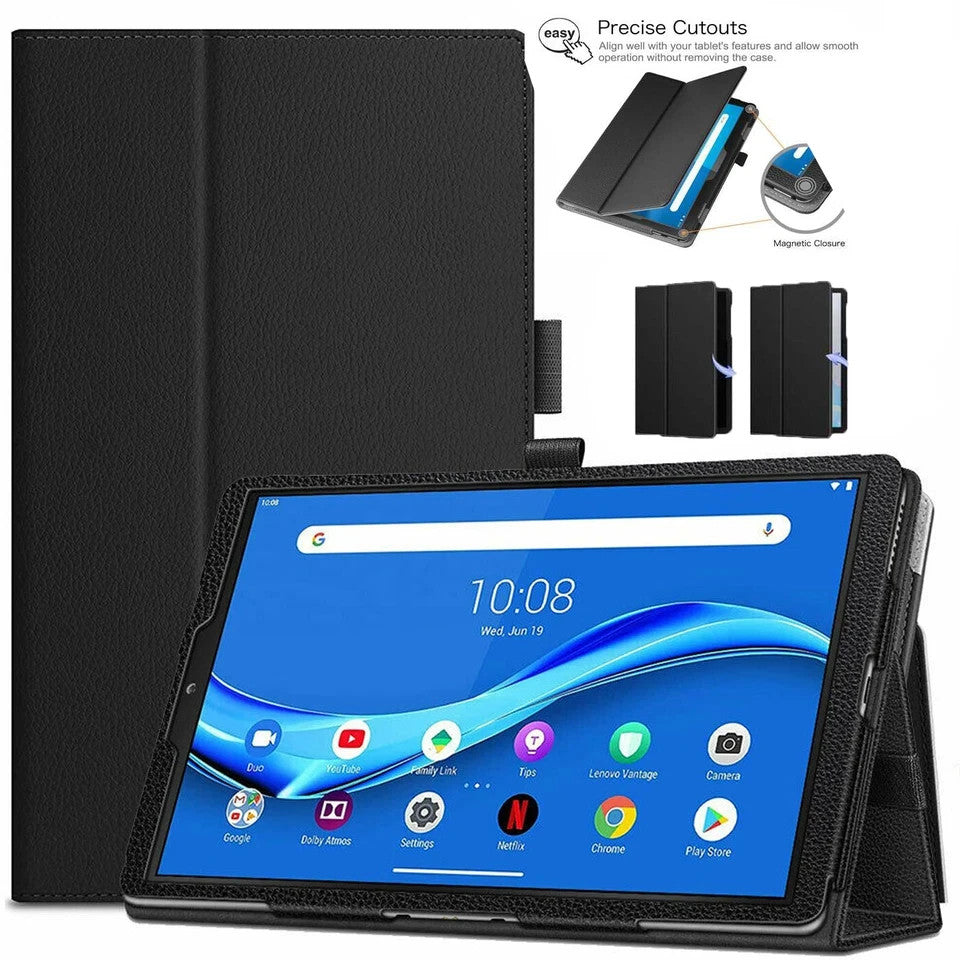 For Lenovo Tab M10 HD 2nd Gen TB-X306F/X 10.1" PU Leather Folio Case Stand Cover