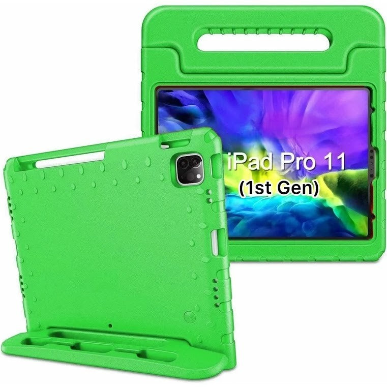 Case For iPad Pro 11 1st Gen Tough Kids Shockproof Eva Foam Stand Green Cover