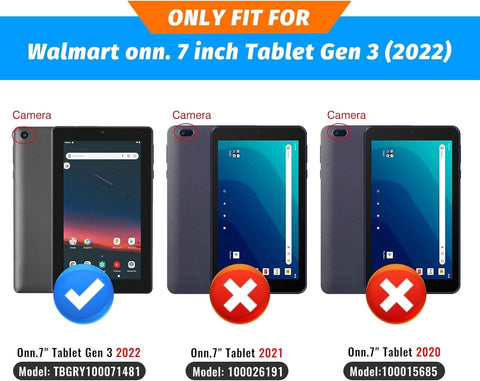 Case For Amazon Fire 7 HD 7" (12th Gen) 2022 Kids EVA Shockproof Handle Cover