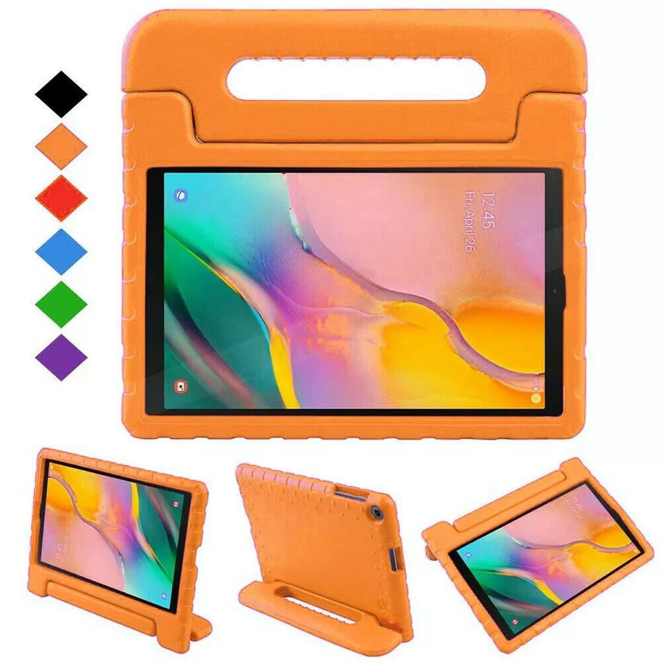 For Galaxy Tab A 8.0'' T290 T295 Shockproof Kids EVA Foam Stand Orange Cover