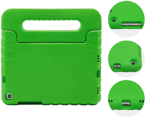 For Galaxy Tab A 8.0'' T290 T295 Shockproof Kids EVA Foam Stand Green Cover