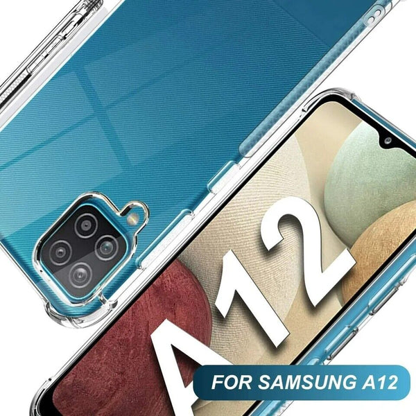 Case For Samsung Galaxy A12 5G Clear ShockProof Thick TPU Slim Silicone Cover