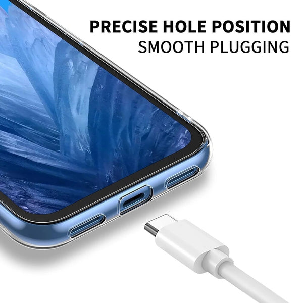 Clear Case For Google Pixel 8 8A Pro Shockproof Soft TPU Silicone Slim Cover