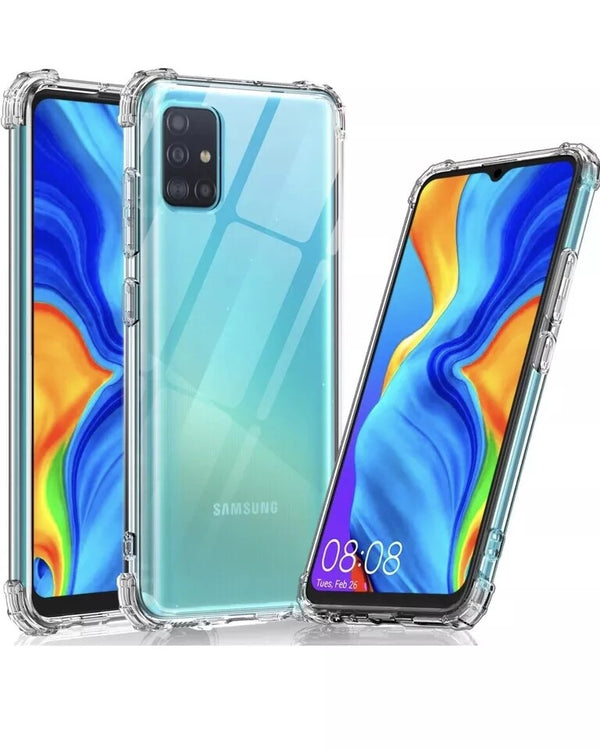For Samsung Galaxy A71 2019 Clear Case ShockProof Thick TPU Slim Silicone Cover