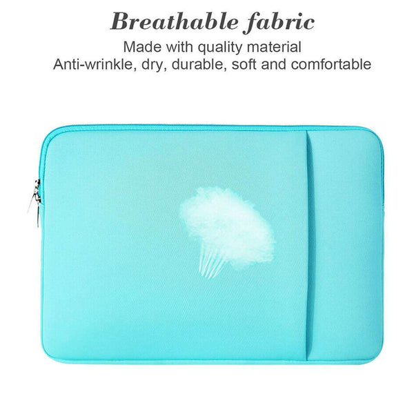 Tablet Laptop Neoprene Zip Bag Case For 11