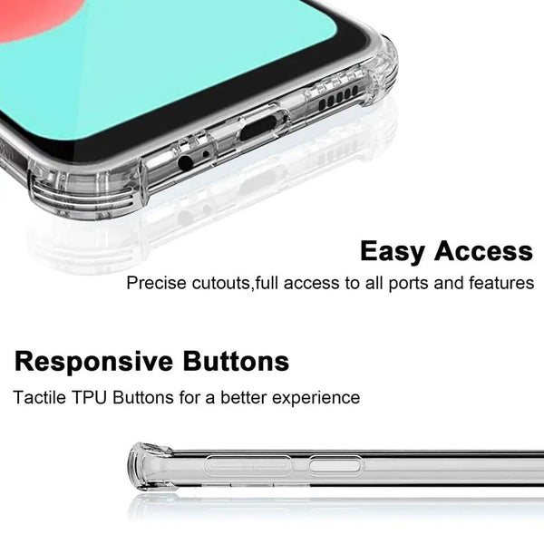 For Samsung Galaxy A32 5G Clear Case ShockProof Thick TPU Silicone Slim Cover