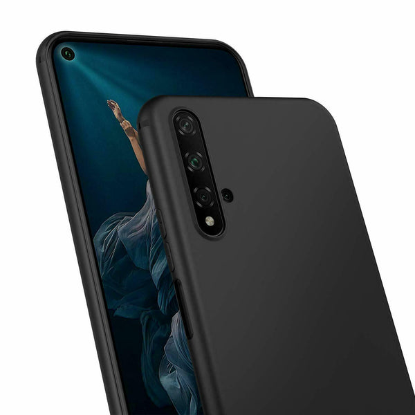 Case For Huawei Nova 5T Matte Shockproof Silicone Ultra Slim Liquid Gel Cover